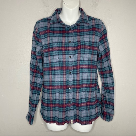 WOOLRICH Pemberton Button Down Plaid Flannel Shirt - Picture 1 of 7